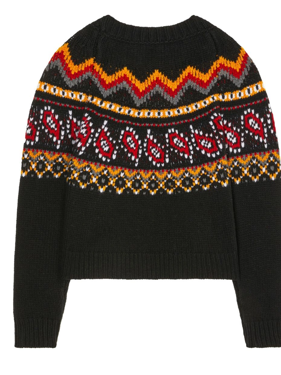 Affordable Women jumper intarsia-knit Antarctic Alanui Circle 0728